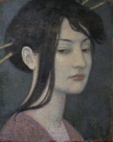 6_Belle à la coiffure japonaise_81x65